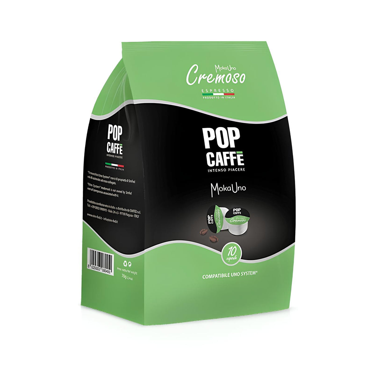 Pop Caffè 10 Capsule Compatibili Moka Uno System - Cremoso