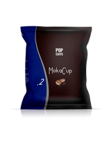 100 Capsule Compatibili Domo, Termozeta ed Espresso Cup Pop Caffè - Moka Cup Cremoso