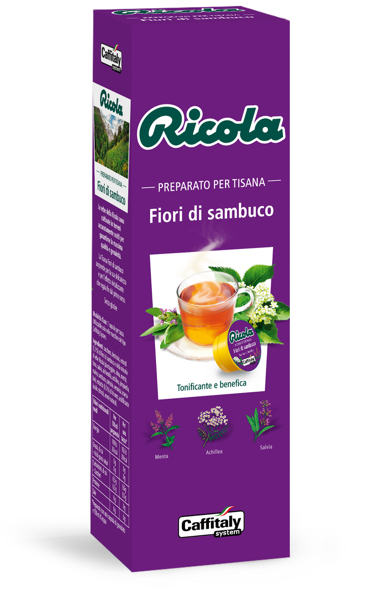 10 Capsule Tisana Fiori di Sambuco – Compatibili Caffitaly System
