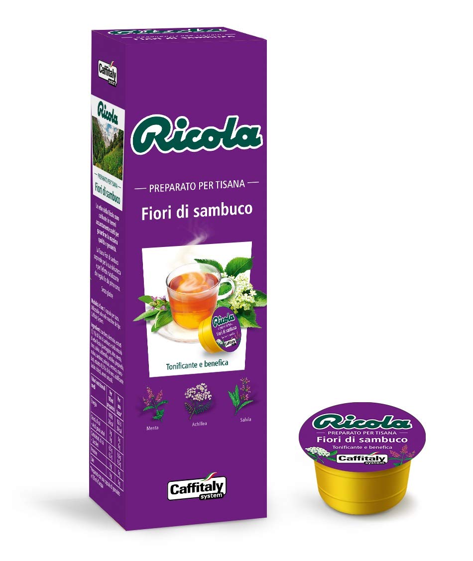 10 Capsule tisana ai fiori di sambuco