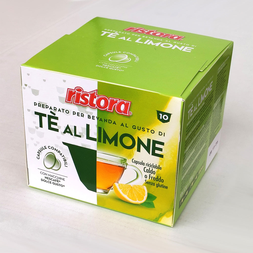 10 Capsule Compatibili Nescafé Dolce Gusto Ristora - Tè al Limone