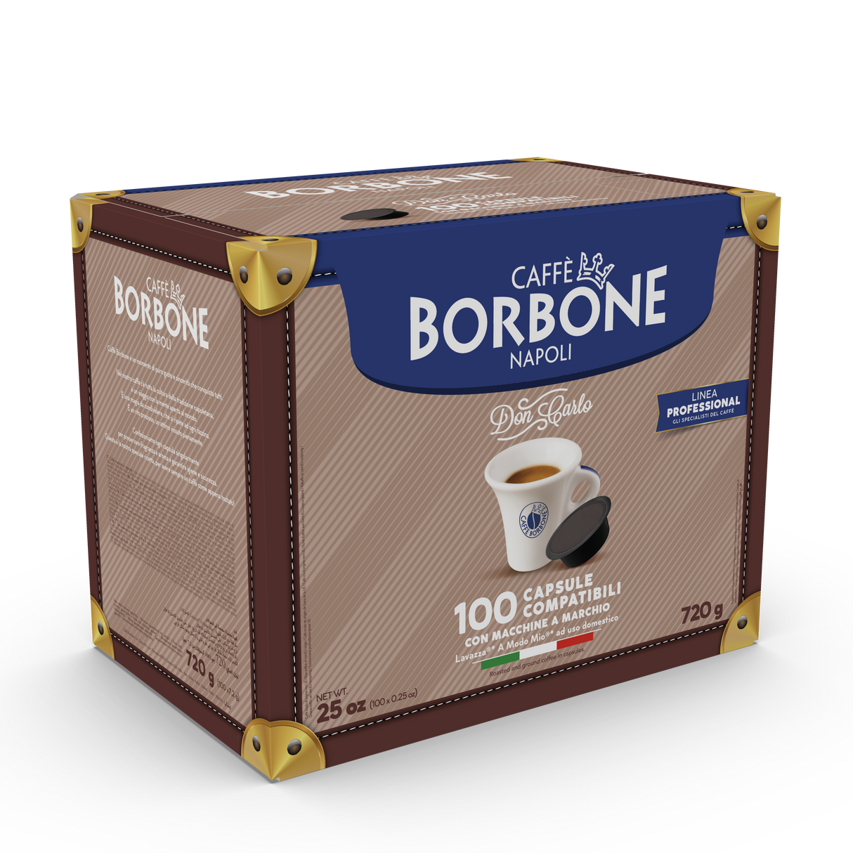 100 Capsule Borbone Don Carlo Rossa – Compatibili Lavazza A Modo Mio