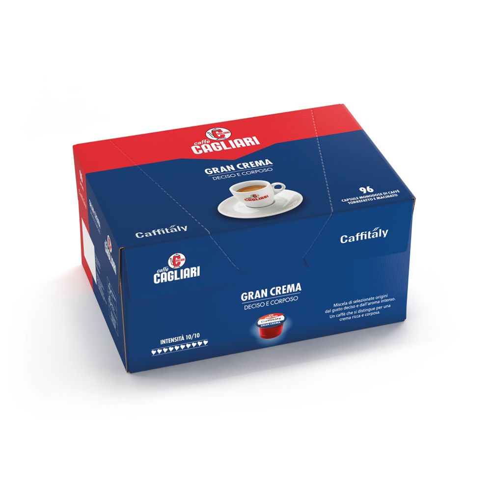96 Capsule Caffitaly System Caffè Cagliari - Gran Crema