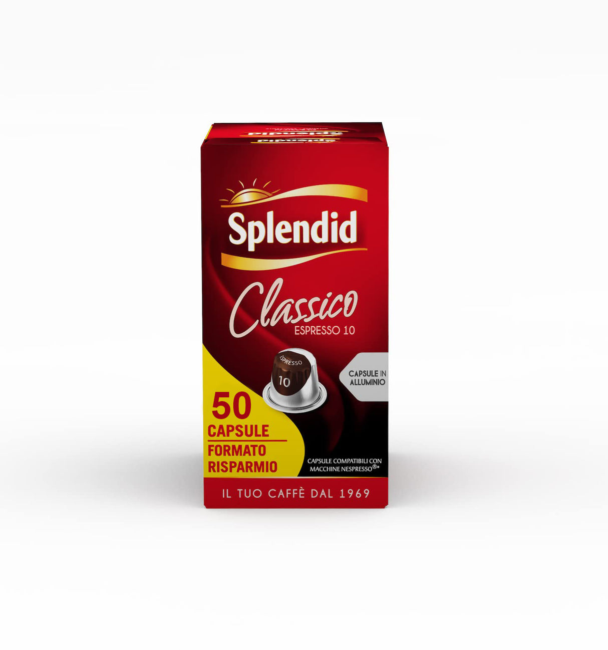 50 Capsule Splendid gusto Classico – Compatibili con Nespresso