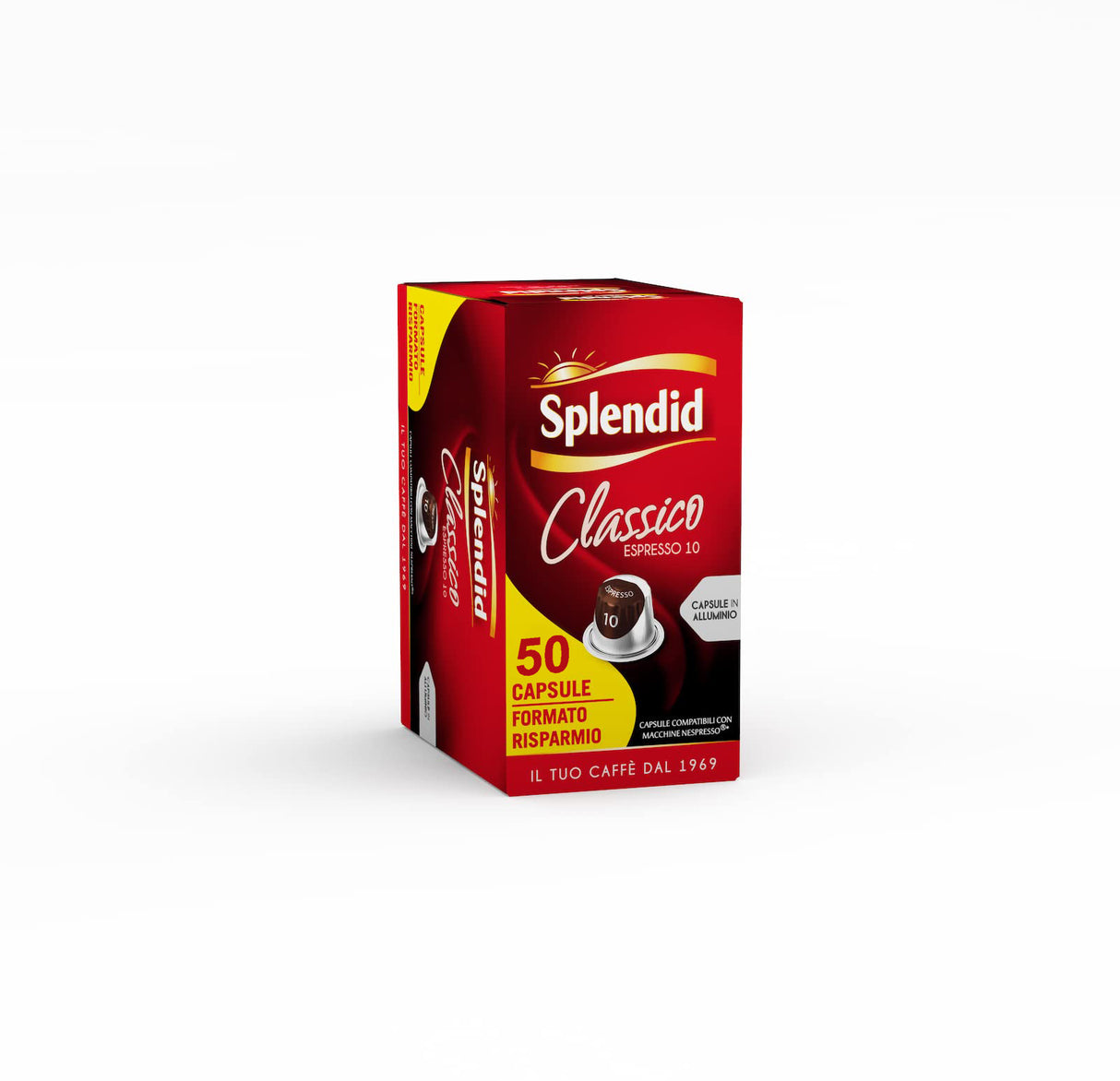 50 Capsule Splendid gusto Classico – Compatibili con Nespresso