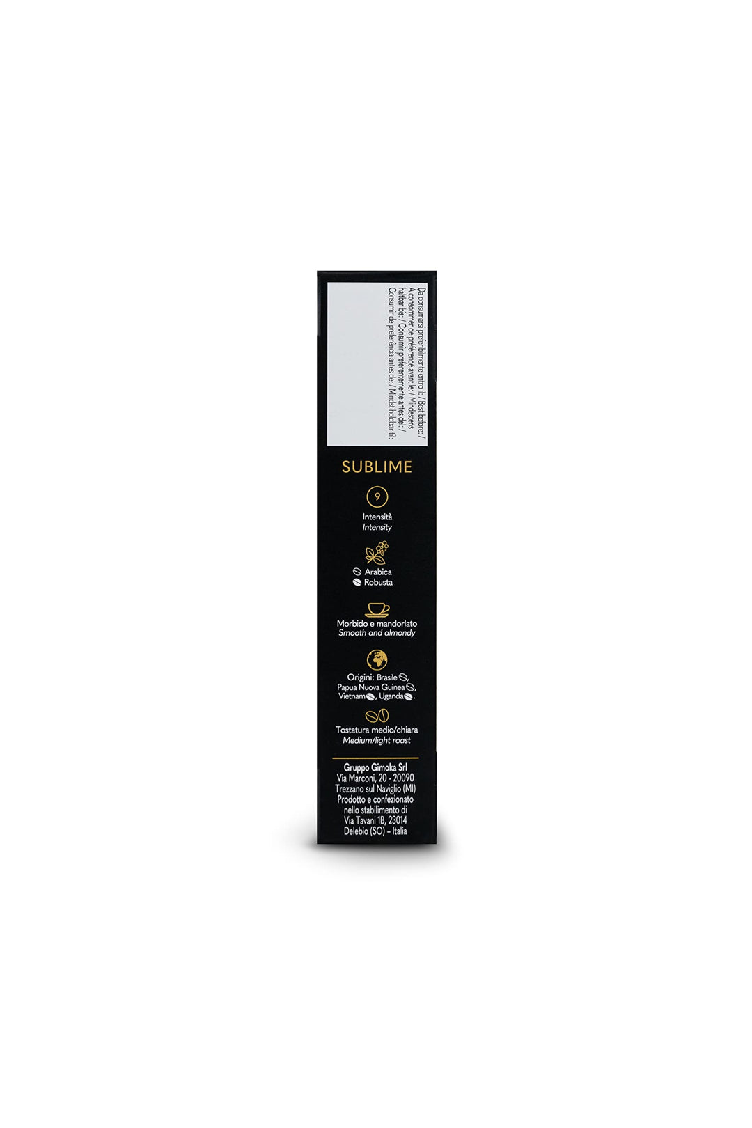10 Capsule Gimoka Compatibili Nespresso Sublime Alluminio