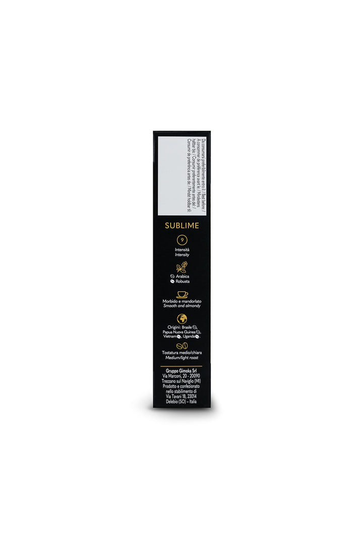 10 Capsule Gimoka Compatibili Nespresso Sublime Alluminio