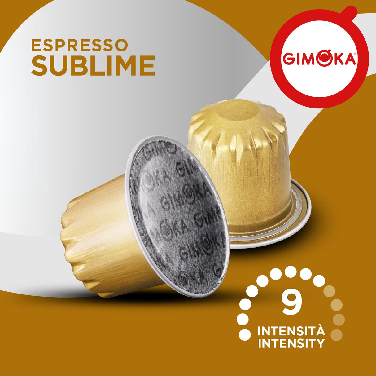 10 Capsule Gimoka Compatibili Nespresso Sublime Alluminio