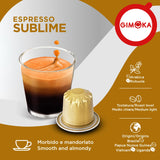 10 Capsule Gimoka Compatibili Nespresso Sublime Alluminio