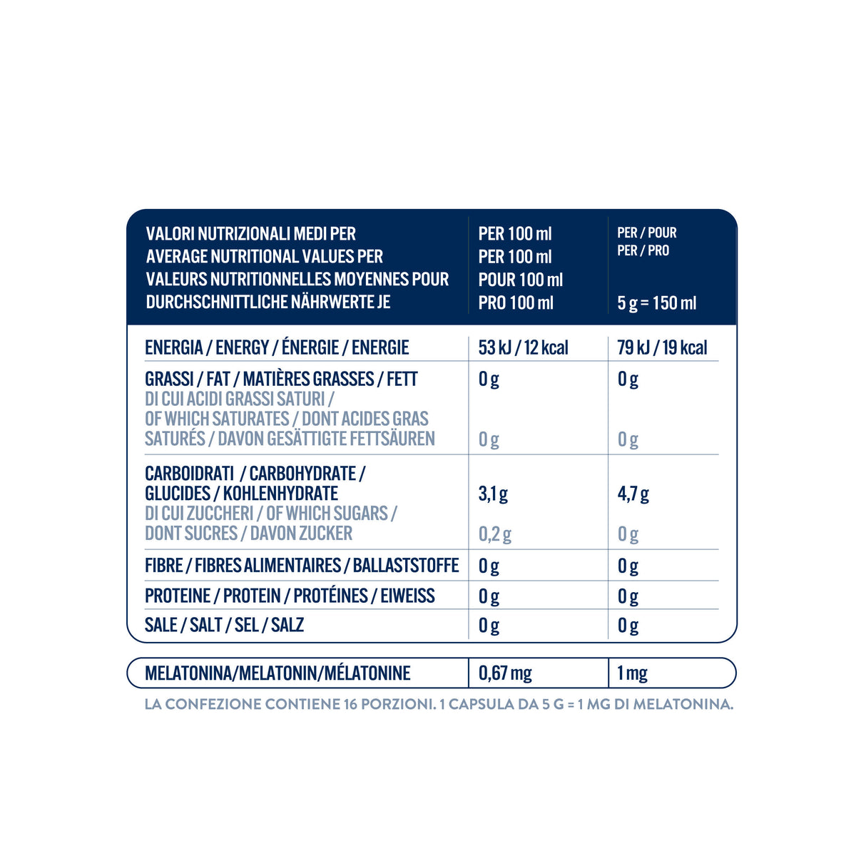Borbone Camomilla e Melatonina - 16 Capsule compatibili con Lavazza A Modo Mio