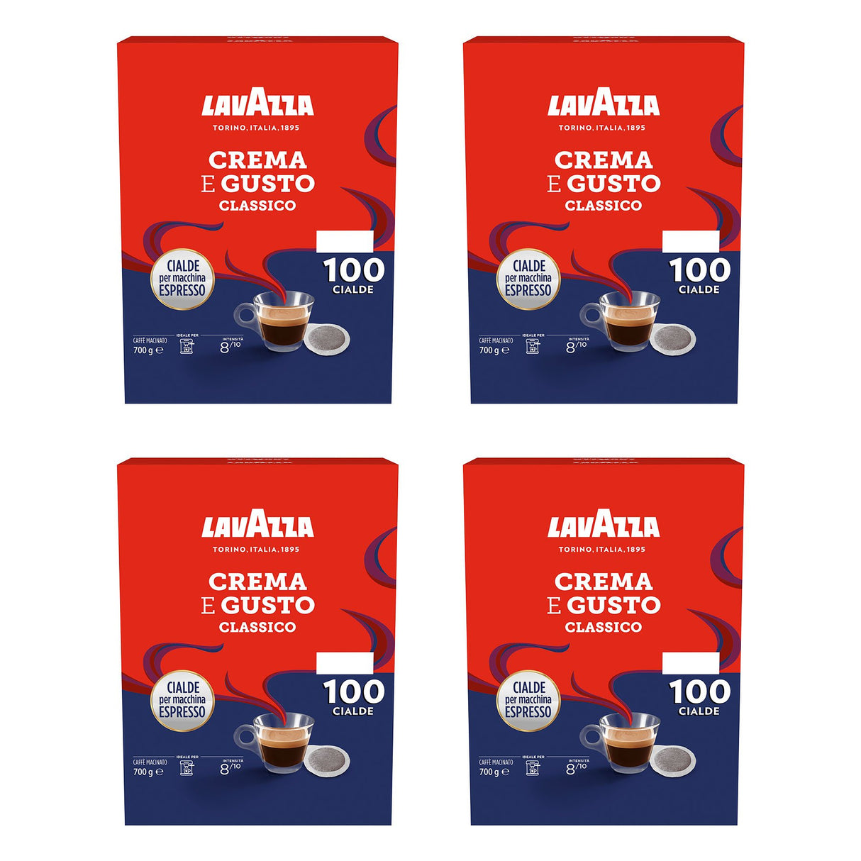 Lavazza Caffè Crema e Gusto Classico - 400 Cialde Ese 44mm Maxi Confezione Risparmio