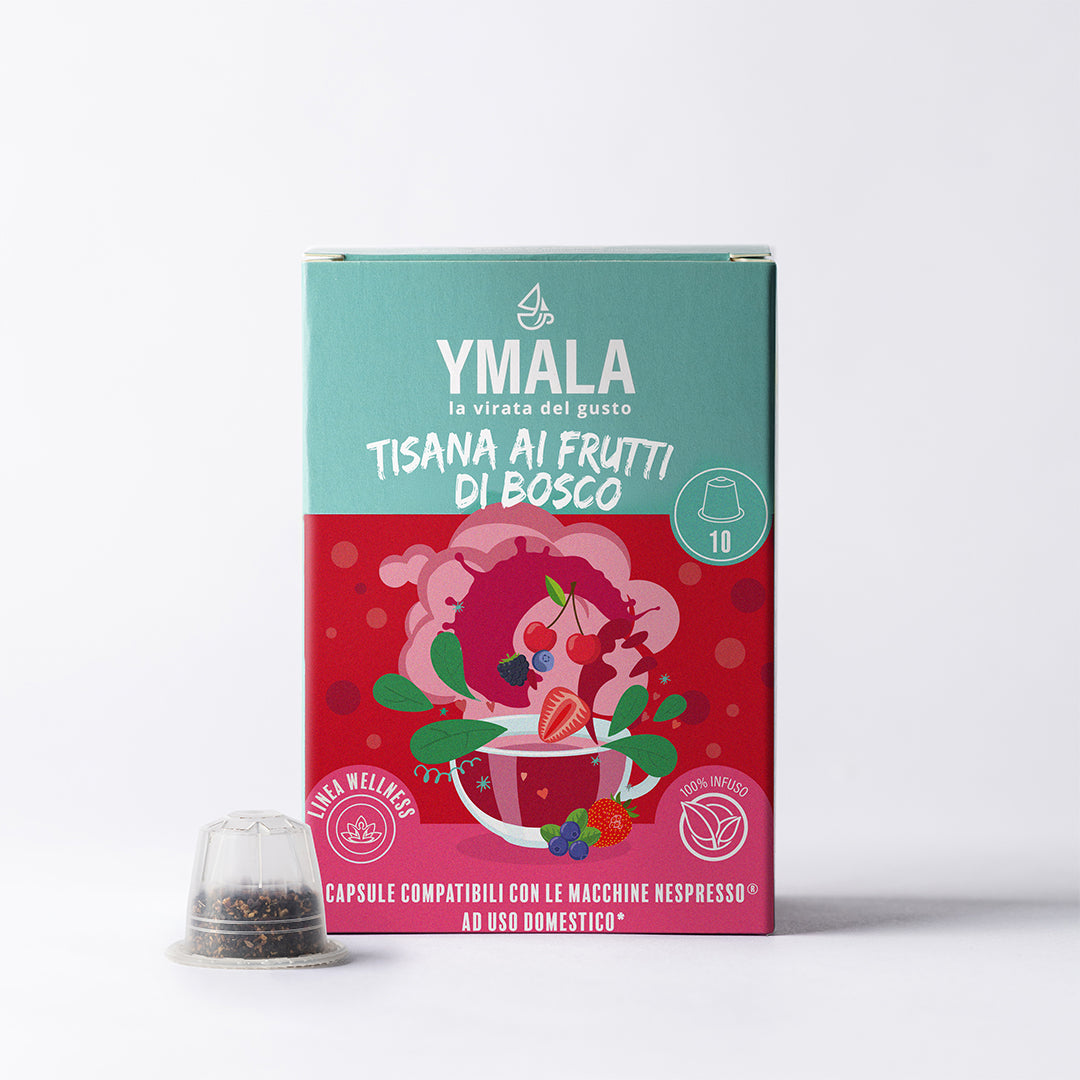 Ymala 10 Capsule Nespresso - Tisana Frutti di Bosco