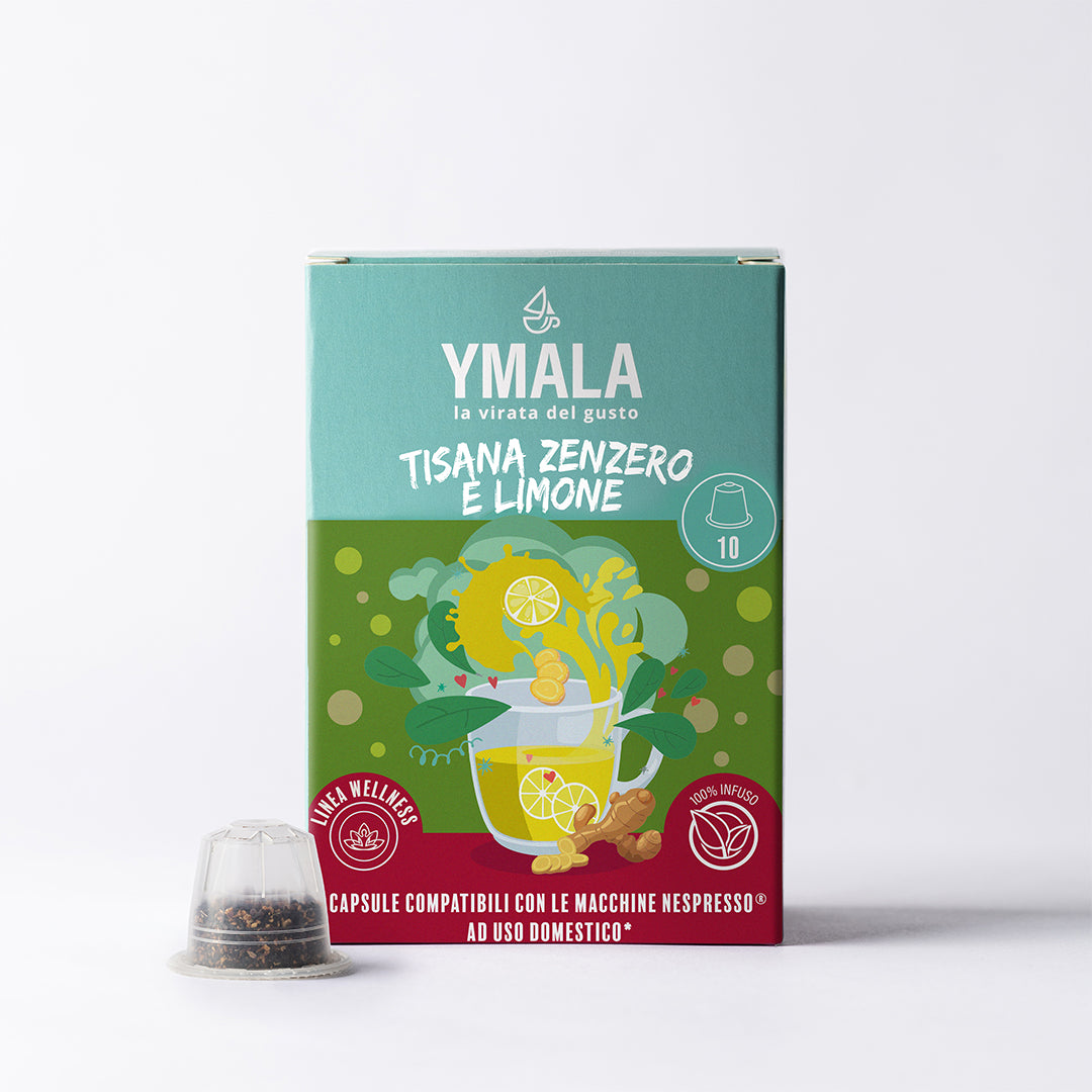 Ymala 10 Capsule Nespresso - Tisana Zenzero e Limone