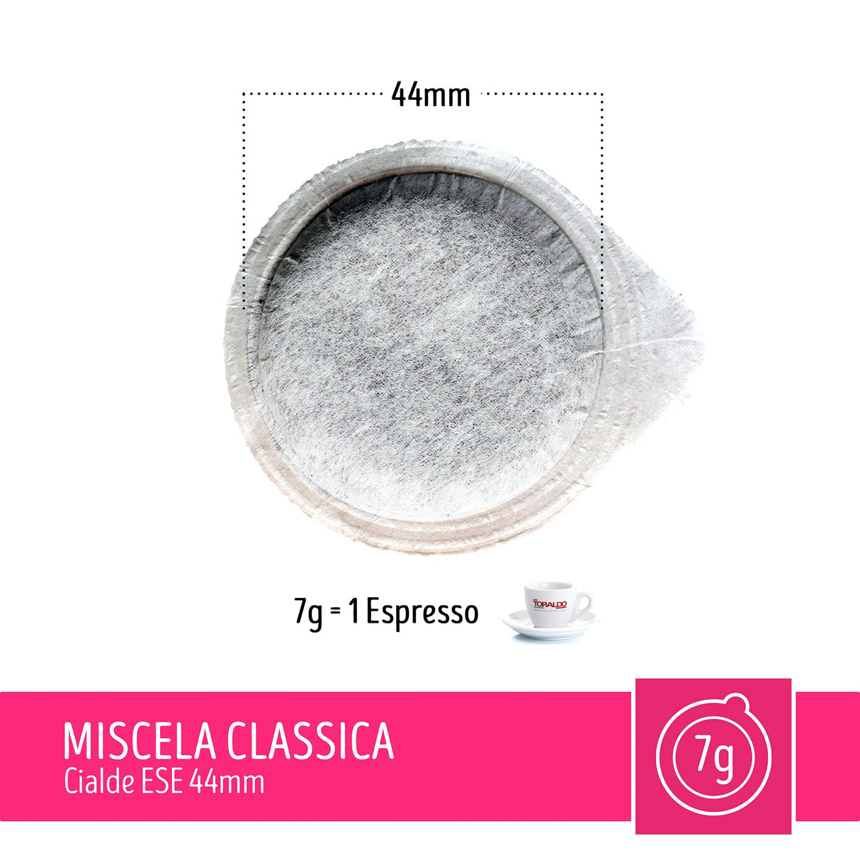 150 Cialde Ese 44mm Toraldo - Miscela Classica MAXI