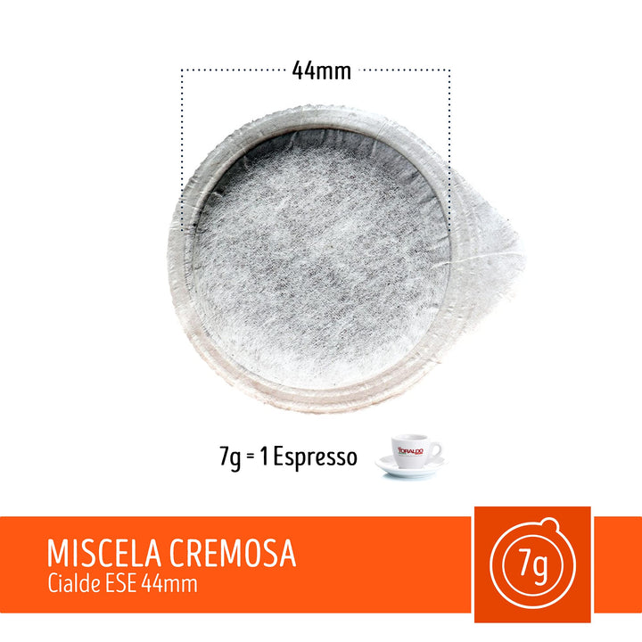 150 Cialde Ese 44mm Toraldo - Miscela Cremosa MAXI