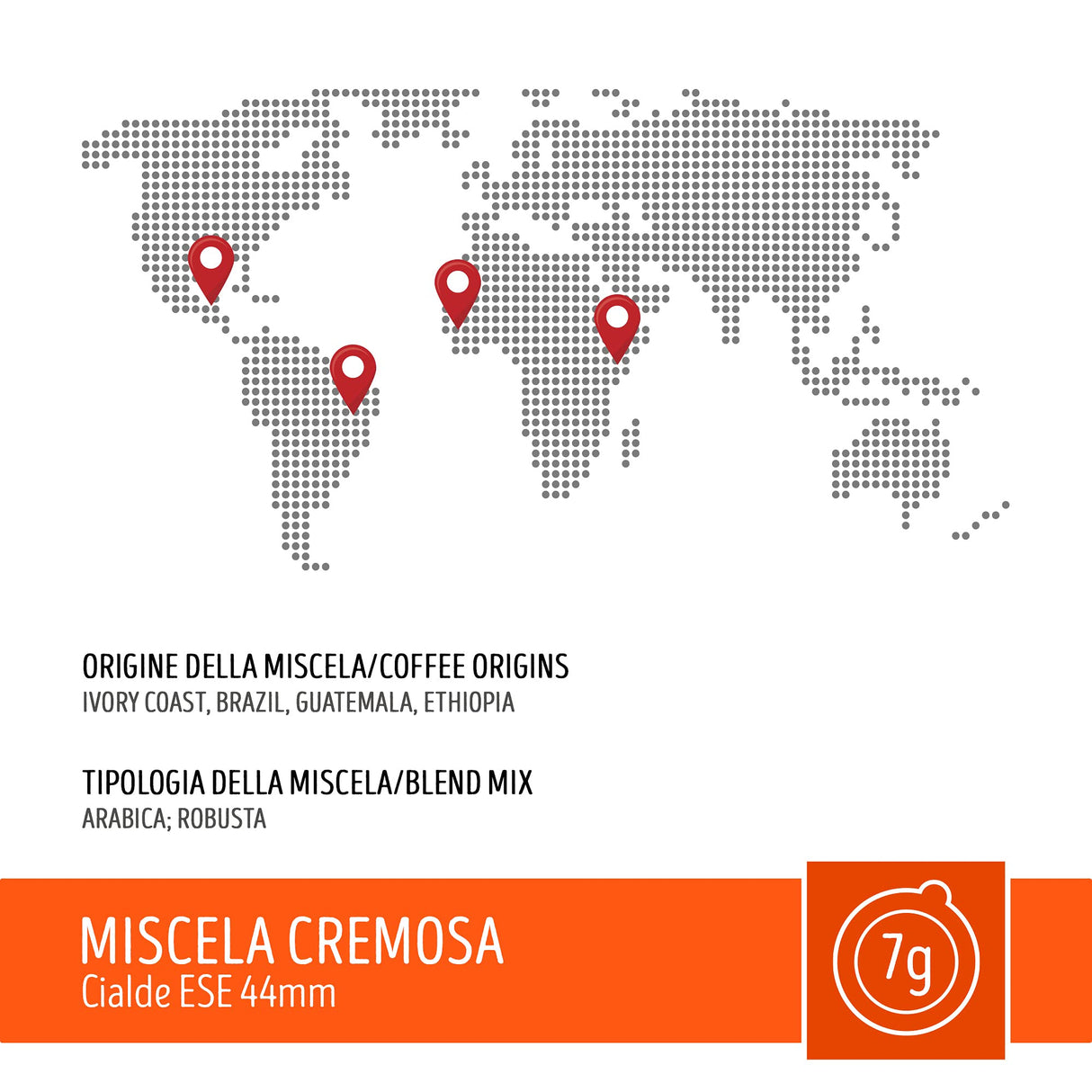 150 Cialde Ese 44mm Toraldo - Miscela Cremosa MAXI