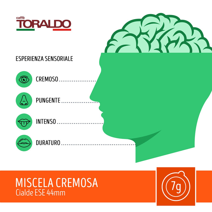 150 Cialde Ese 44mm Toraldo - Miscela Cremosa MAXI