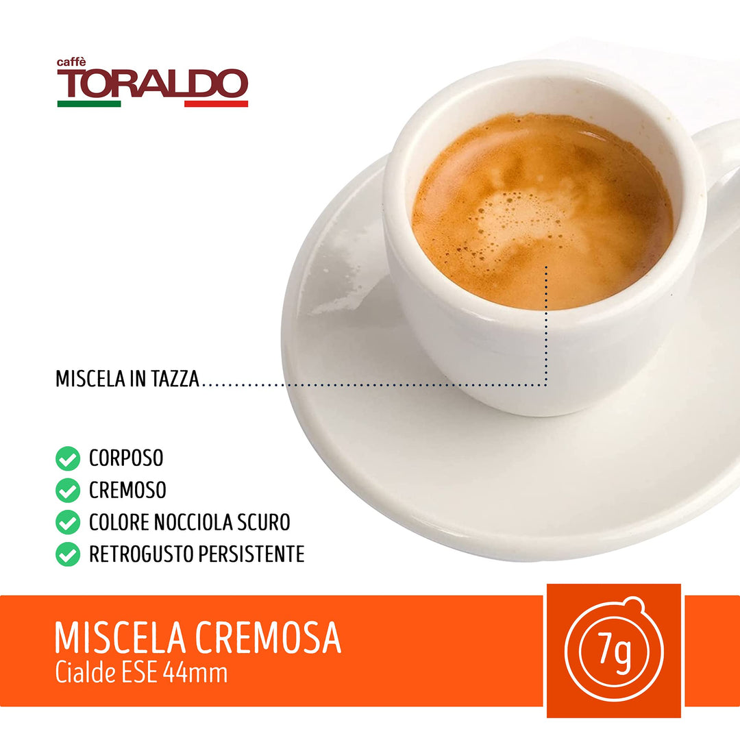 150 Cialde Ese 44mm Toraldo - Miscela Cremosa MAXI