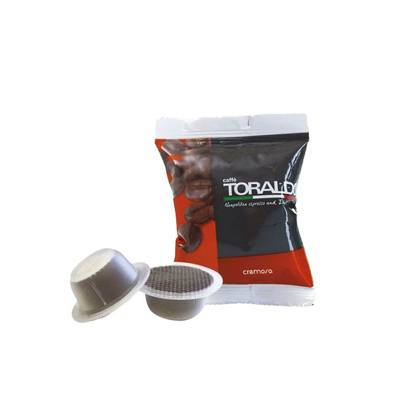 Toraldo 100 Capsule Compatibili Bialetti – Caffè Miscela Cremosa