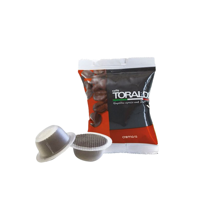 Toraldo 100 Capsule Compatibili Bialetti – Caffè Miscela Cremosa
