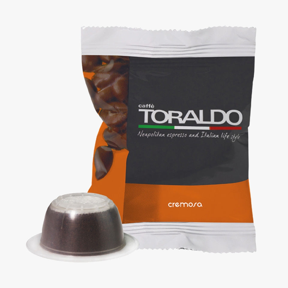 Toraldo 100 Capsule Compatibili Bialetti – Caffè Miscela Cremosa