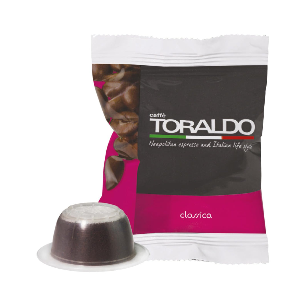 100 Capsule Toraldo Compatibili Bialetti Miscela Classica