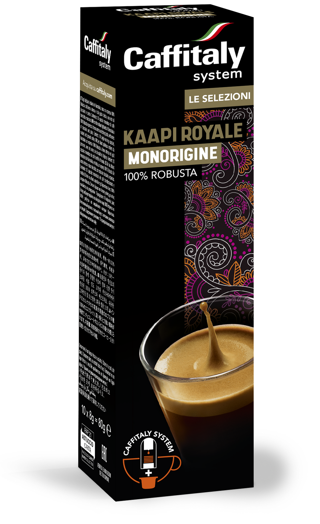 Capsule Caffè Monorigine Kaapi Royale - Aroma Intenso e Gusto Deciso