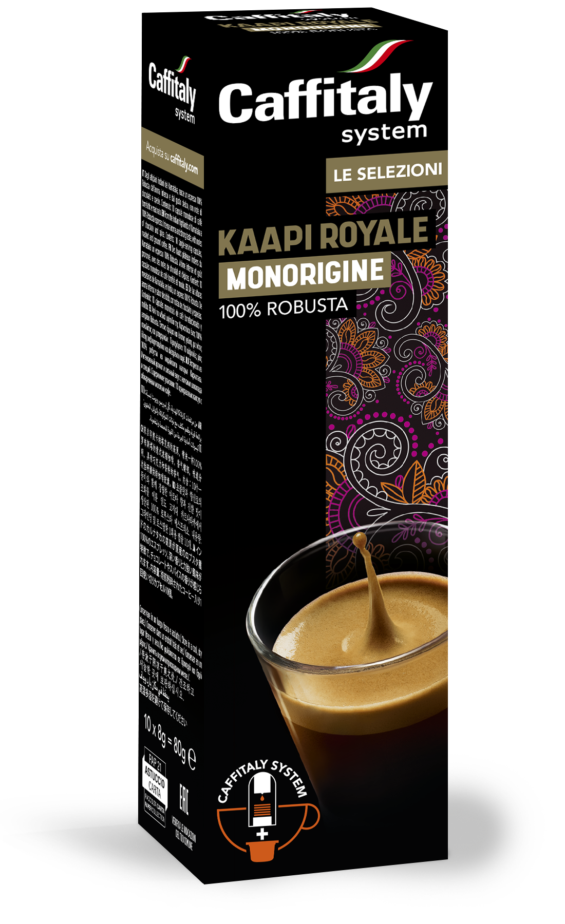 Capsule Caffè Monorigine Kaapi Royale - Aroma Intenso e Gusto Deciso