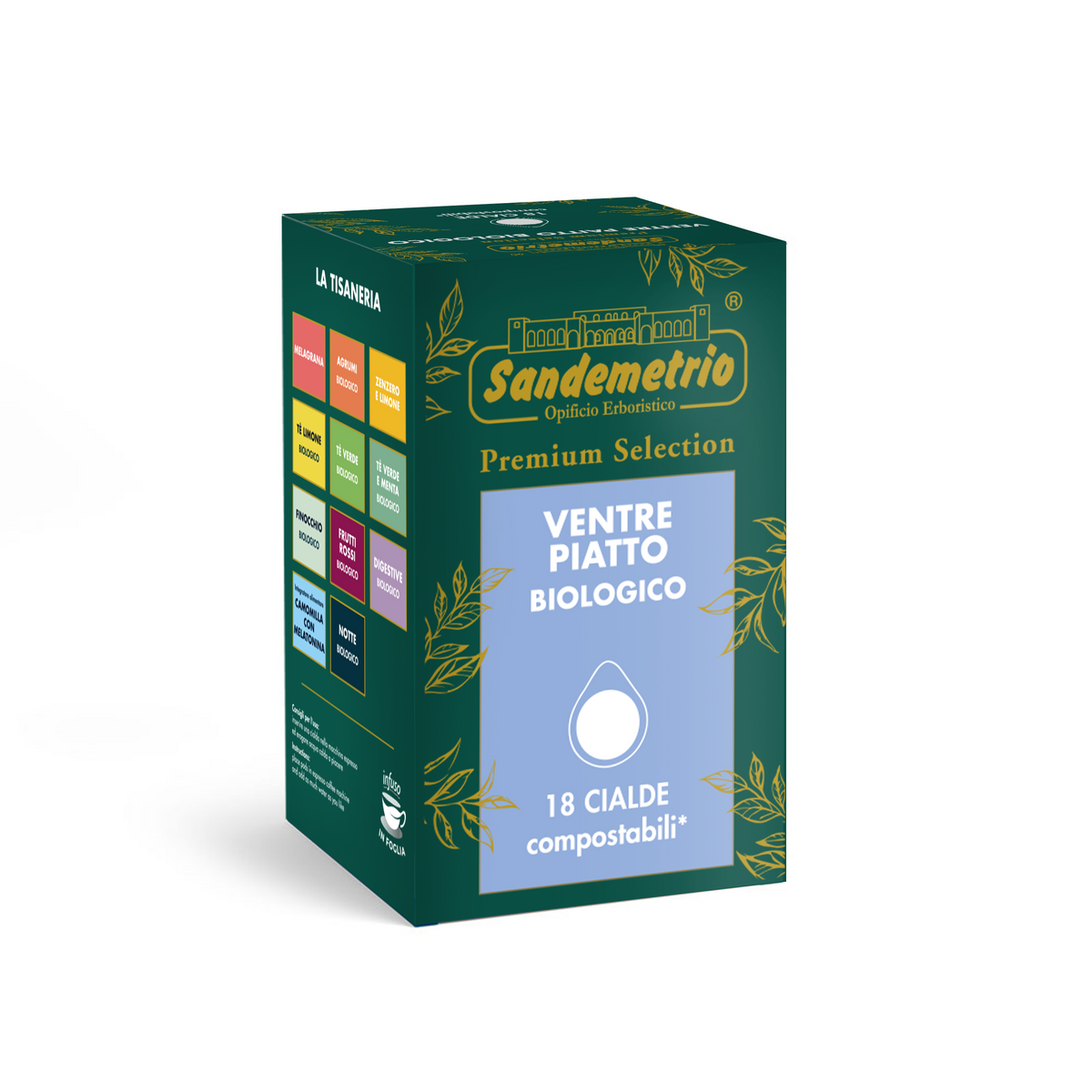 18 Cialde Sandemetrio Compatibili Ese 44mm Tisana Ventre Piatto