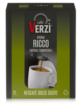 50 Capsule Verzì Compatibili Dolce Gusto Aroma Ricco