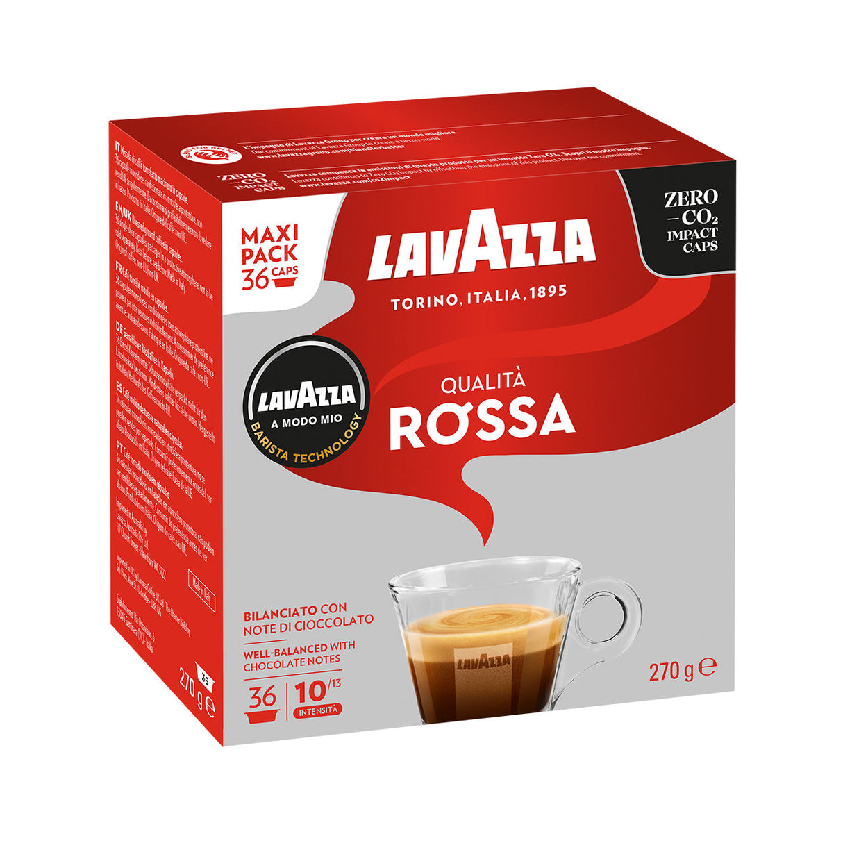 Lavazza A Modo Deséa - Macchina da caffè per Capsule Lavazza A Modo Mio + kit con 72 Capsule