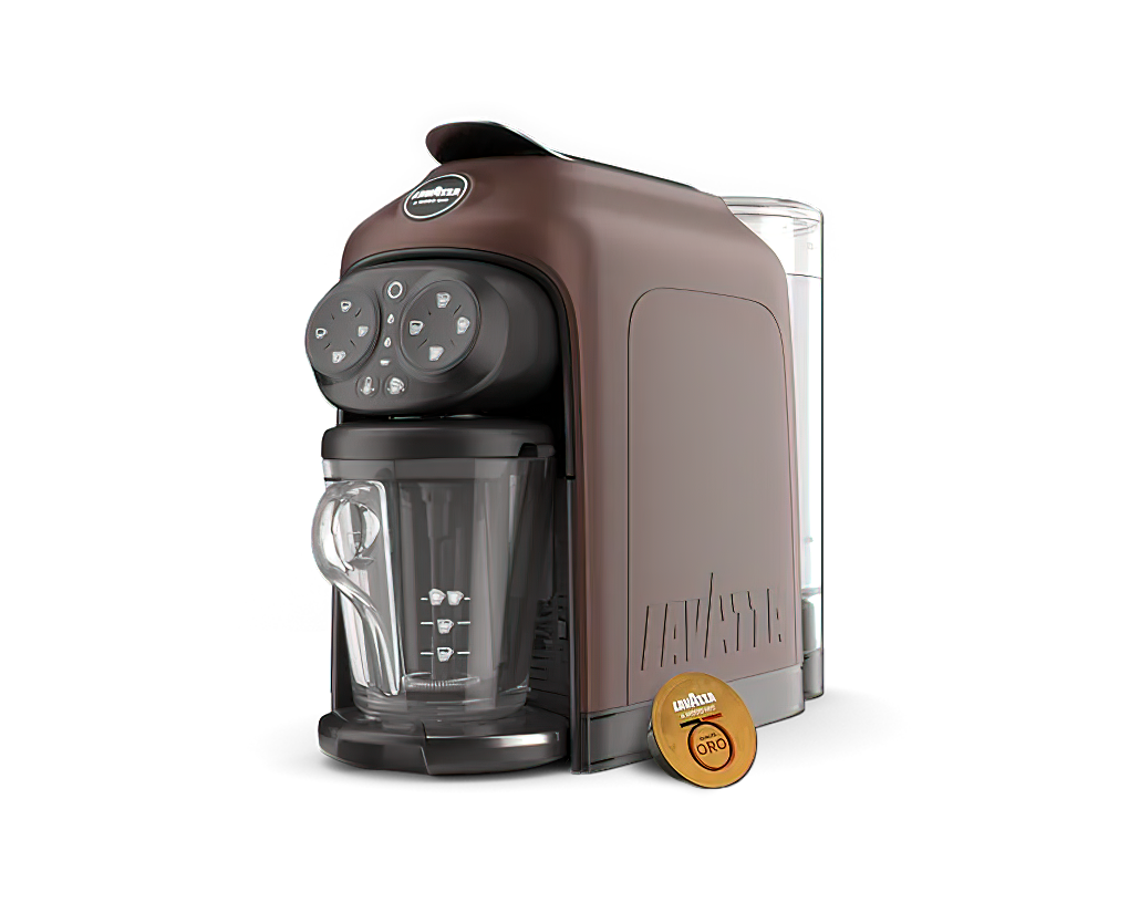 Lavazza A Modo Deséa - Macchina da caffè per Capsule Lavazza A Modo Mio + kit con 72 Capsule