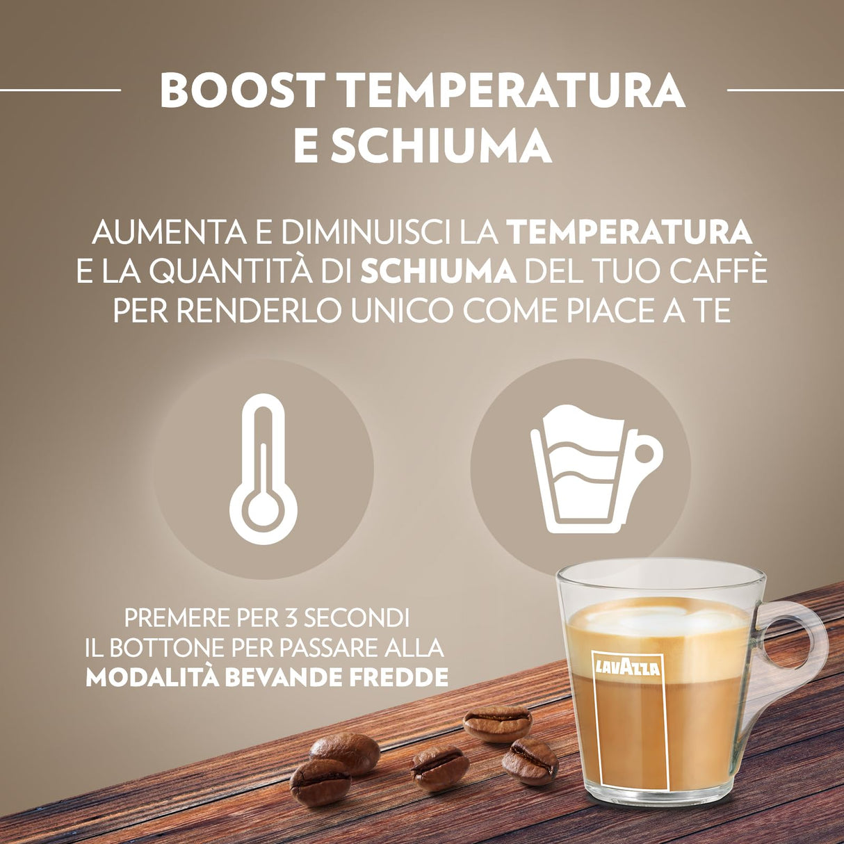 Lavazza A Modo Deséa - Macchina da caffè per Capsule Lavazza A Modo Mio + kit con 72 Capsule