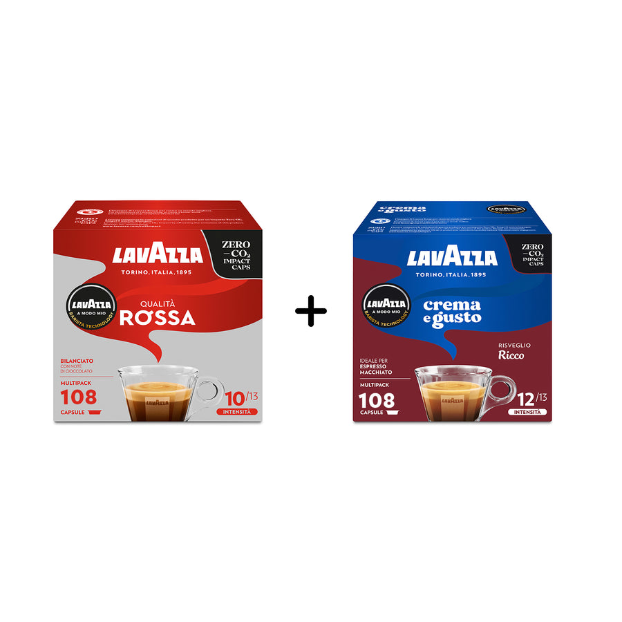 216 Capsule Caffè Lavazza A Modo Mio Crema E Gusto Maxi Formato 54x4 Originali - Foto 7