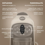 Lavazza A Modo Deséa - Macchina da caffè per Capsule Lavazza A Modo Mio + kit con 72 Capsule